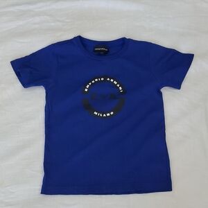 Emporio Armani Blue Short Sleeve Tee